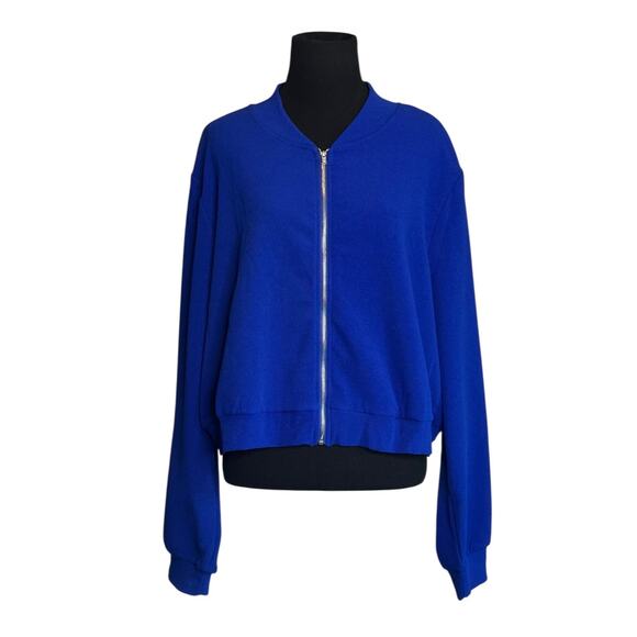 Shein blue lightweight zipper jacket size 3X - Picture 10 of 10